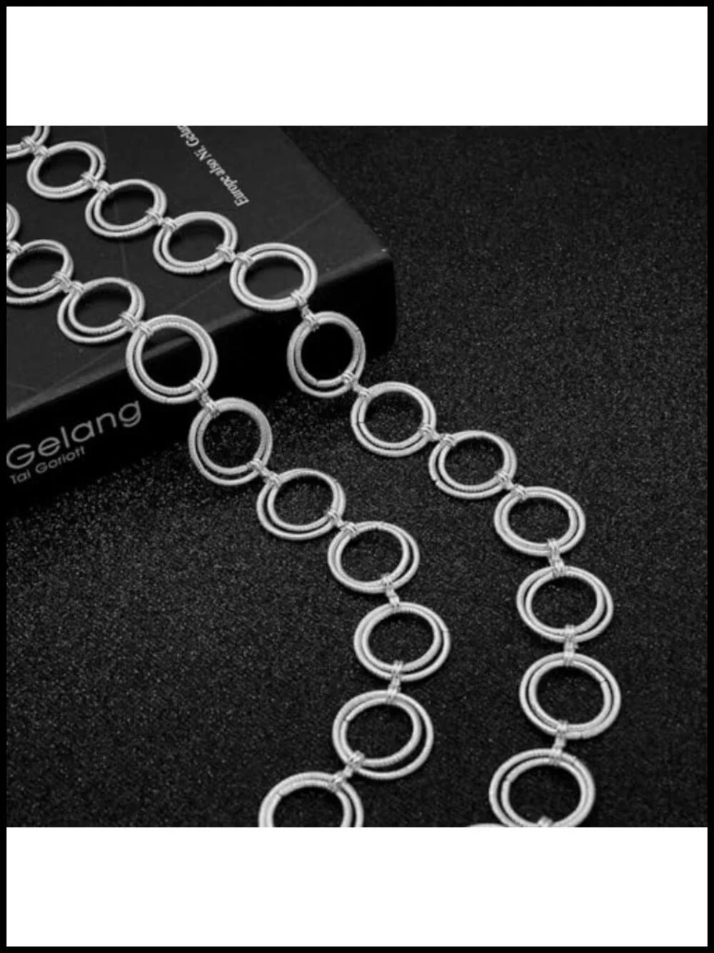 Chunky Metal Waist Chain Belt for Women Dresses Body Chain Belly Link